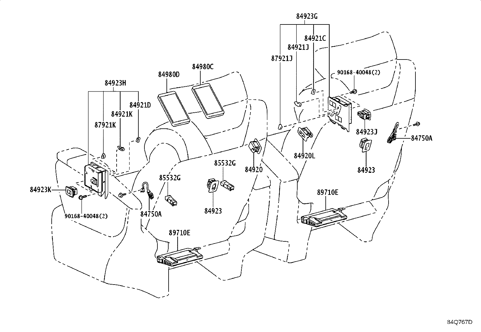 82670-58010 BLOCK ASSY, JUNCTION,  NO.1 product image