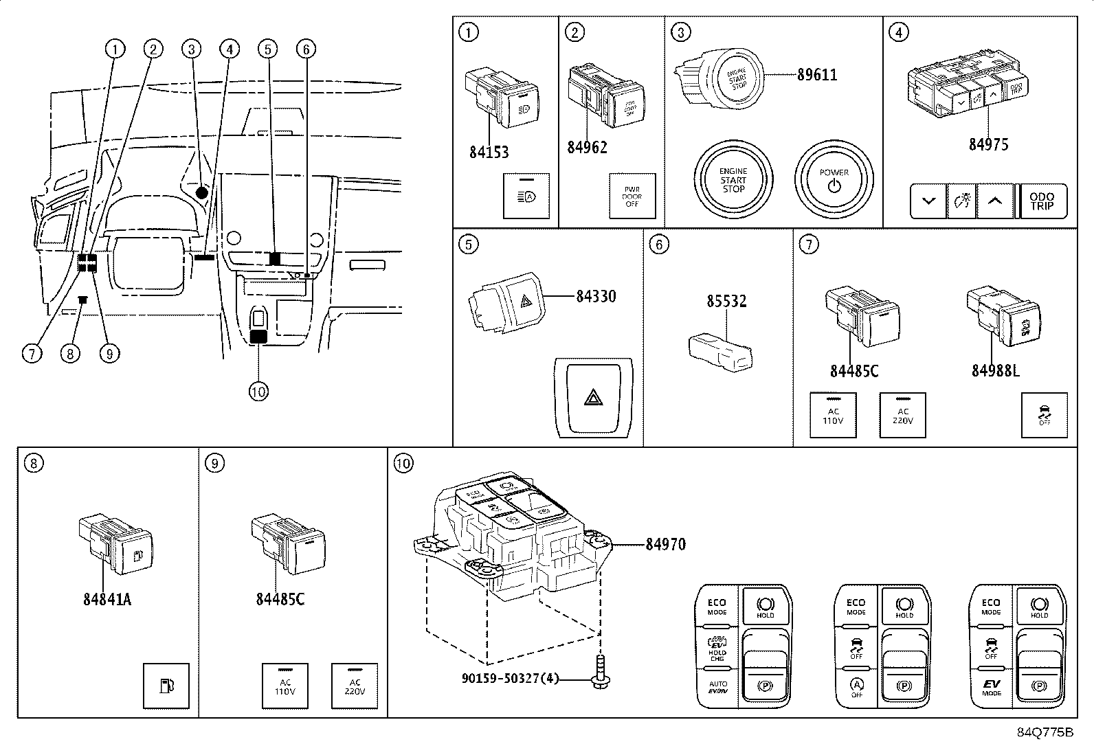 89420-V2010 SENSOR ASSY, VACUUM product image