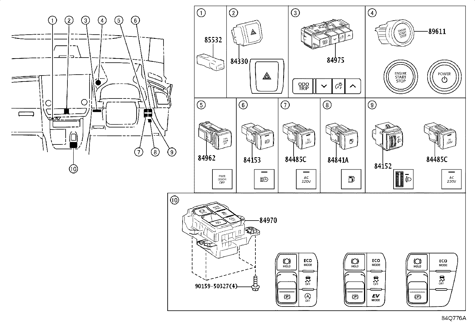 89420-V2010 SENSOR ASSY, VACUUM product image