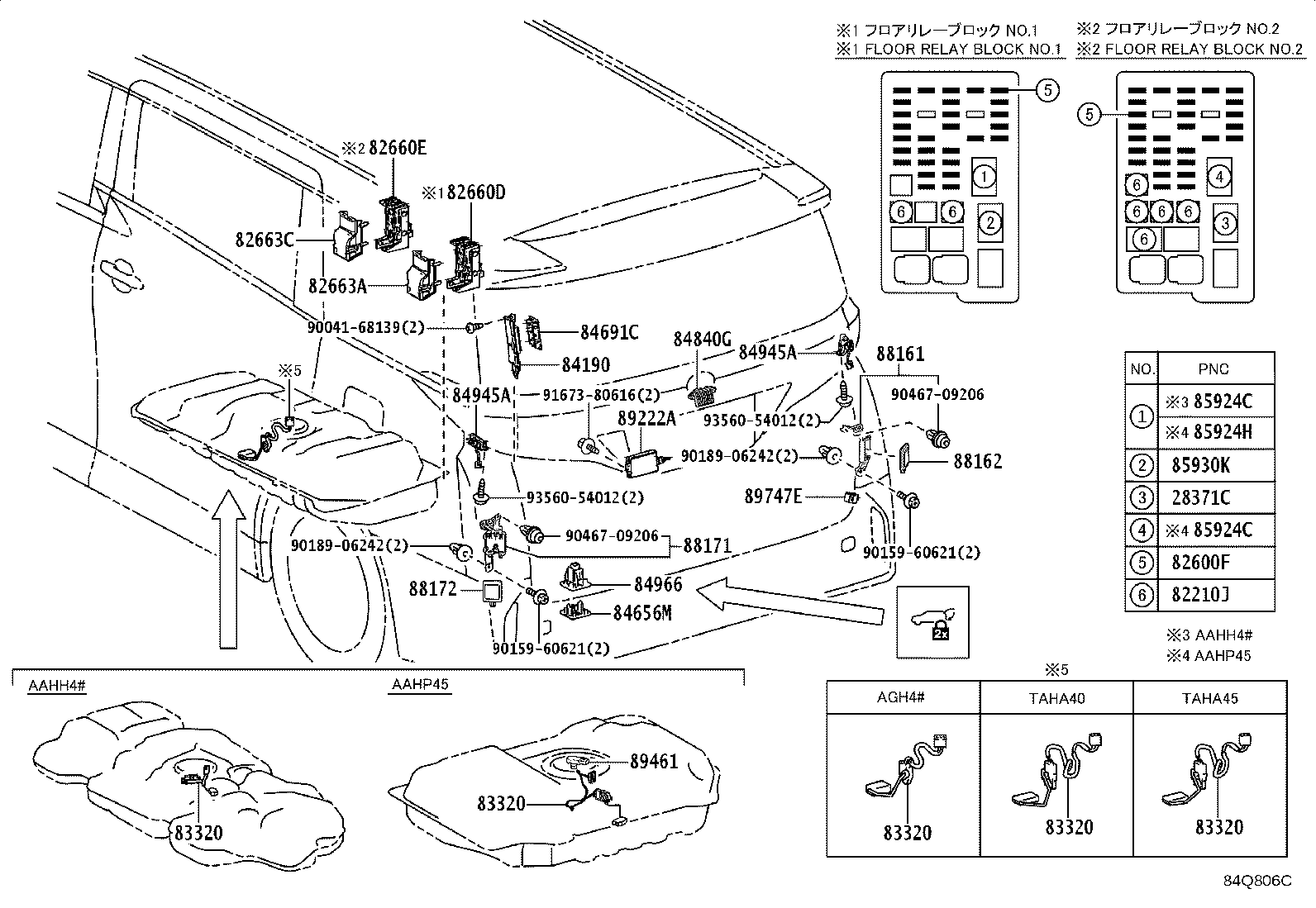 82670-58010 BLOCK ASSY, JUNCTION,  NO.1 product image