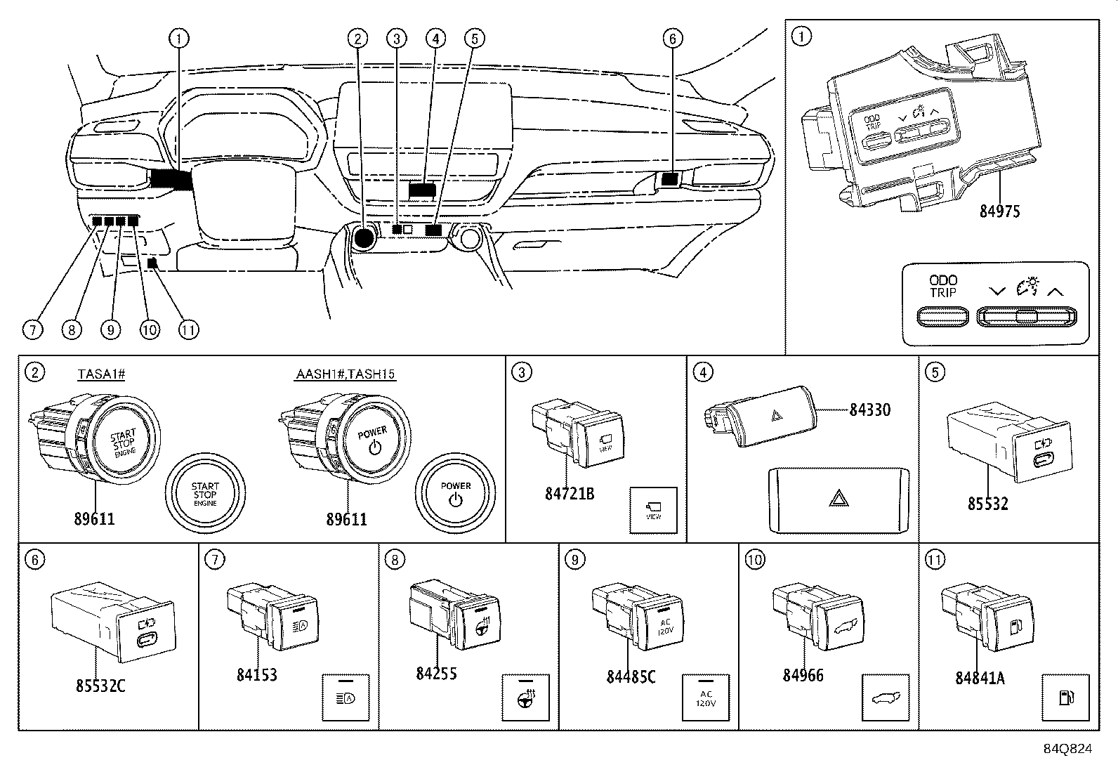 82610-0E080 BLOCK ASSY, FUSE product image