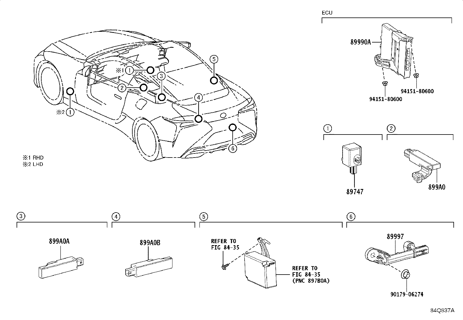 899H0-11070 COMPUTER ASSY, SMART KEY product image