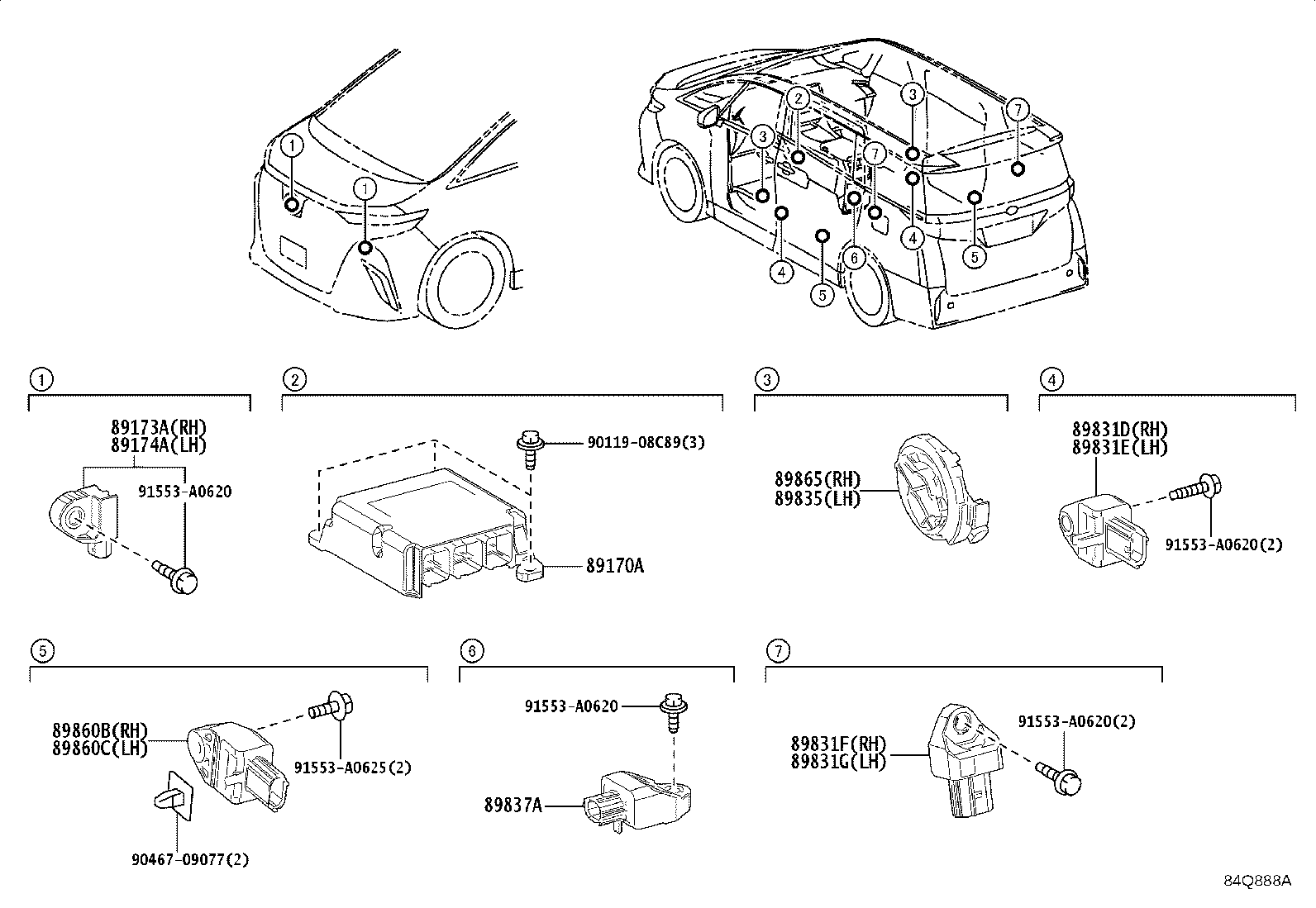 89170-V2010 COMPUTER ASSY, AIR BAG product image