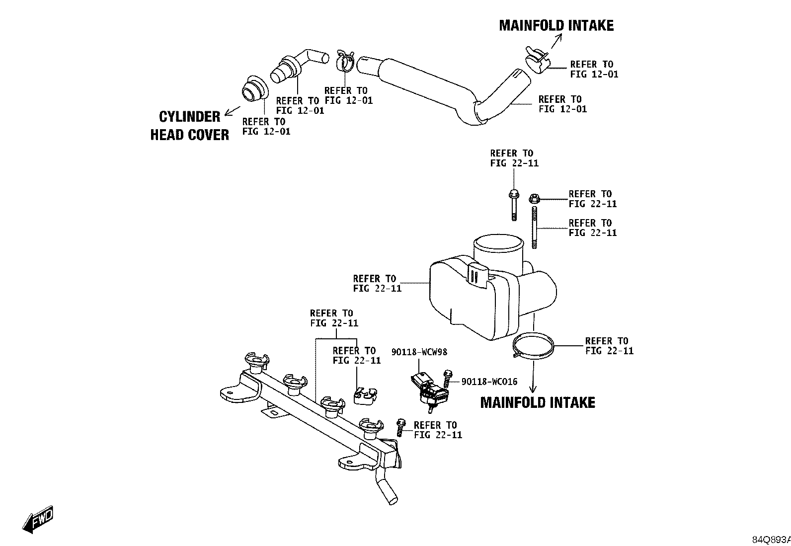 89667-WC018 BRACKET, ENGINE CONTROL COMPUTER product image