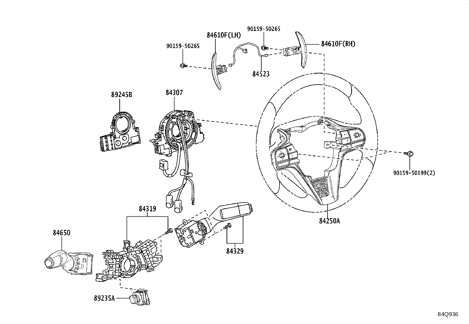 86011-11040 SWITCH & VOLUME, SET product image