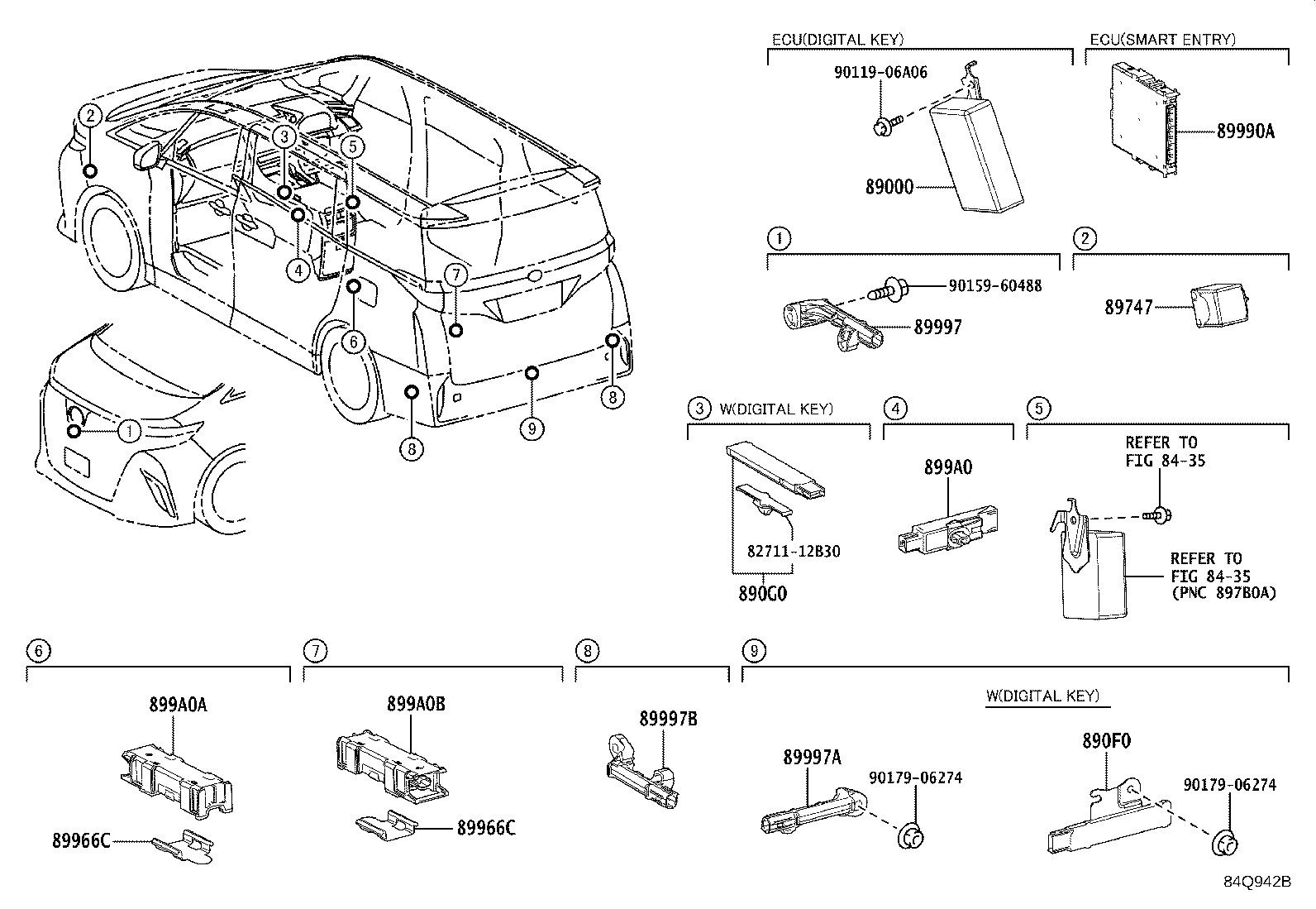 899H0-V2140 COMPUTER ASSY, SMART KEY product image