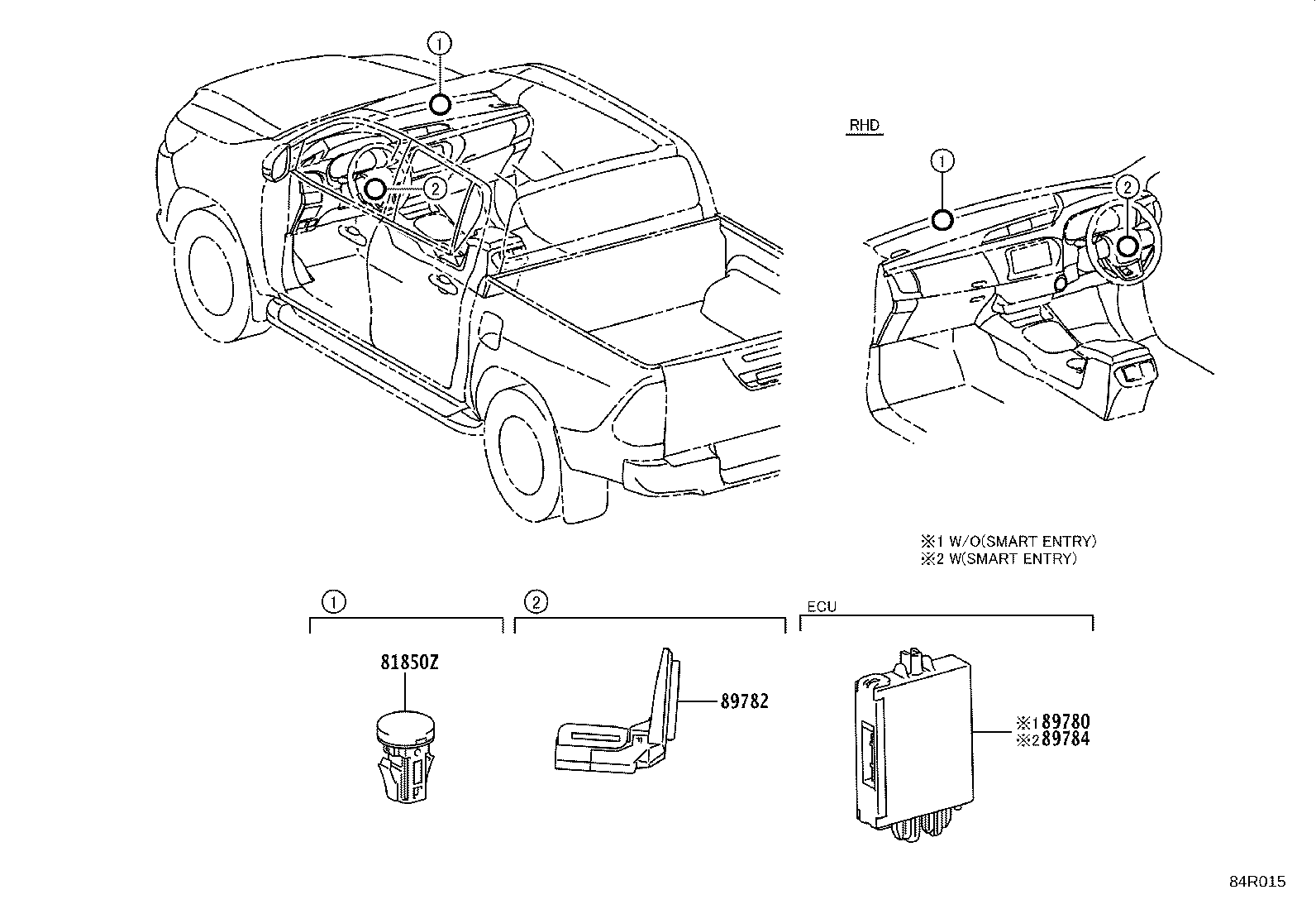 89780-0K073 COMPUTER ASSY, TRANSPONDER KEY product image