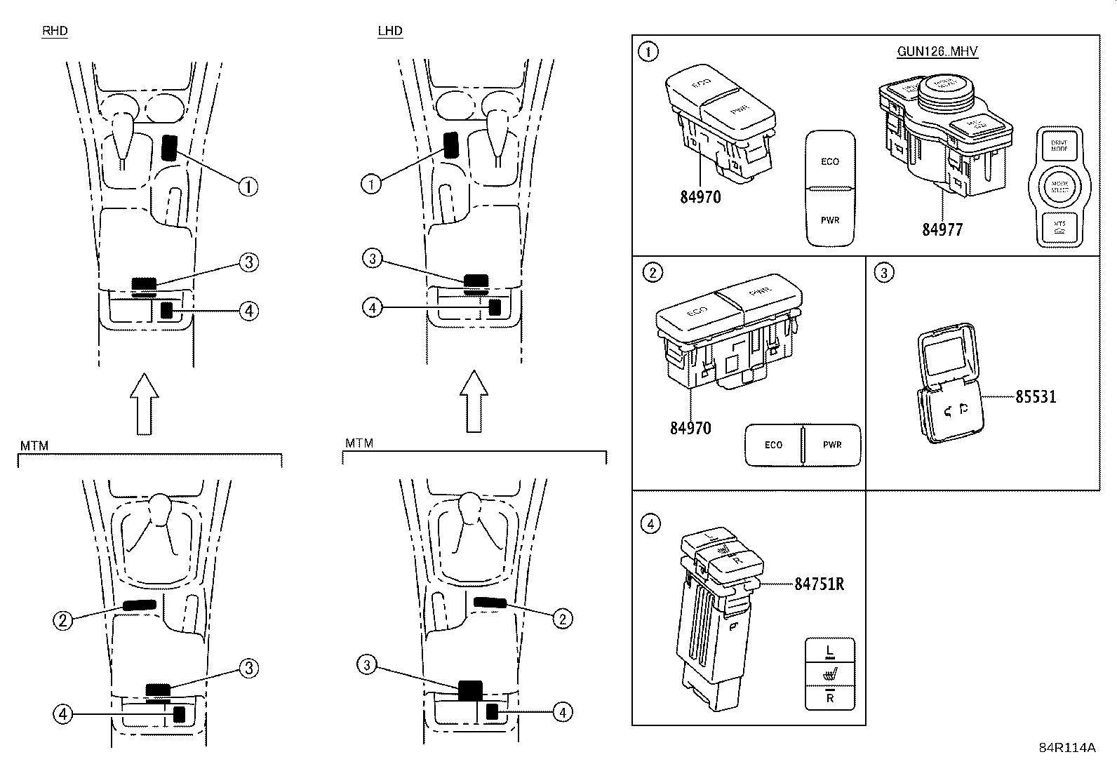 82662-0KA80 COVER, RELAY BLOCK, UPPER, NO.2 product image