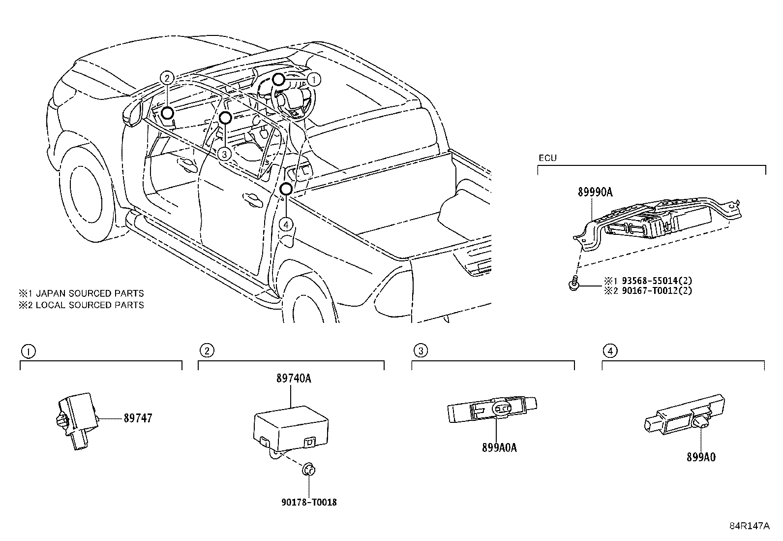 Toyota 89990-0KN41 COMPUTER ASSY, SMART KEY