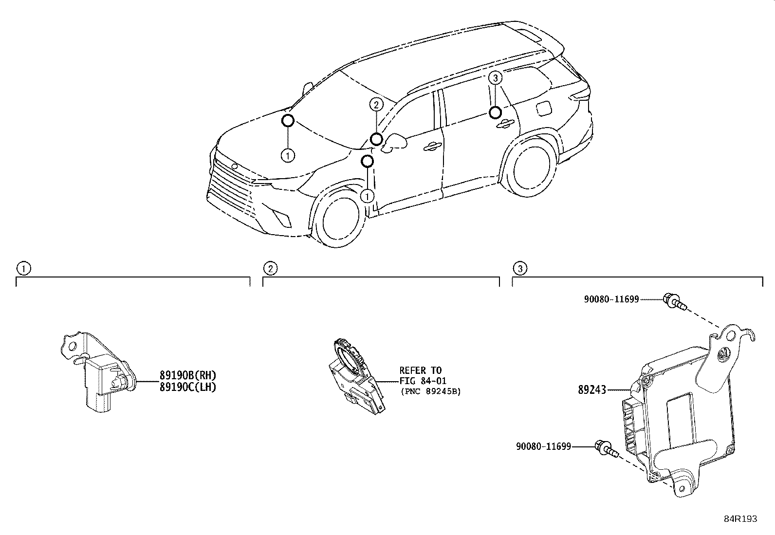 89243-48111 COMPUTER, ABSORBER CONTROL product image