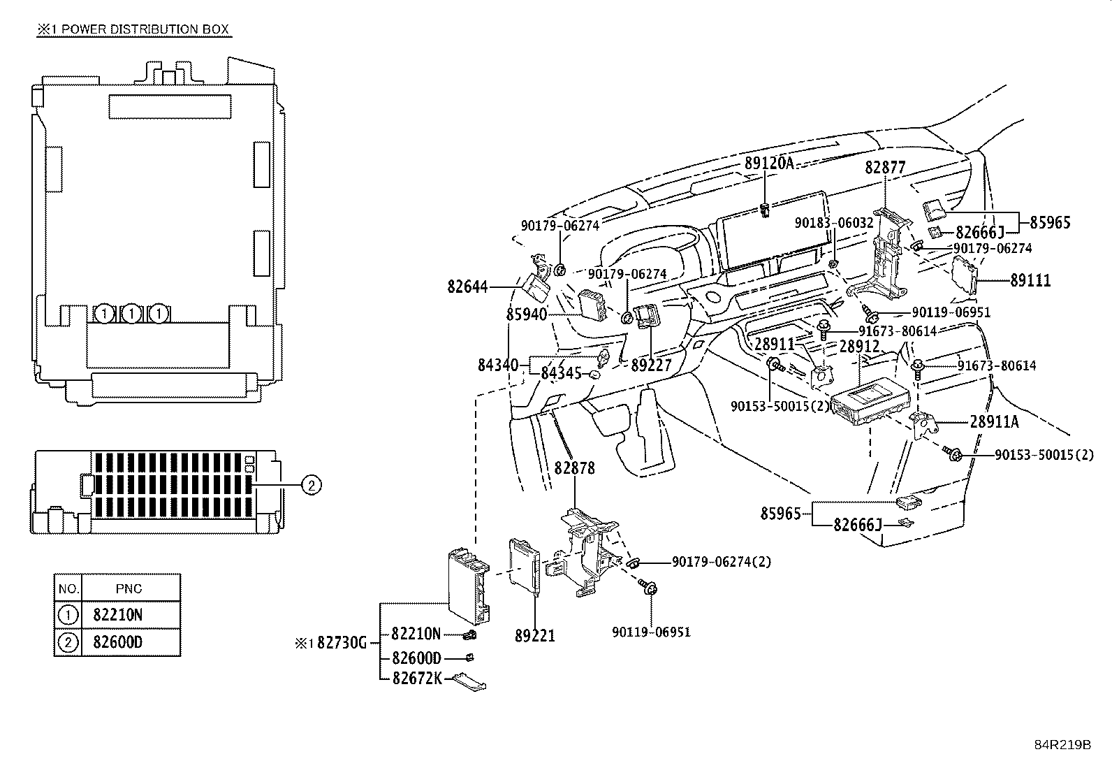 82610-40040 BLOCK ASSY, FUSE product image