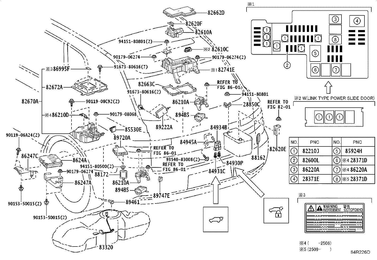 82610-40040 BLOCK ASSY, FUSE product image