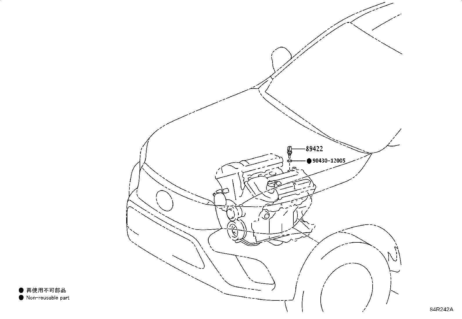 Toyota 89661-FB280 COMPUTER, ENGINE CONTROL