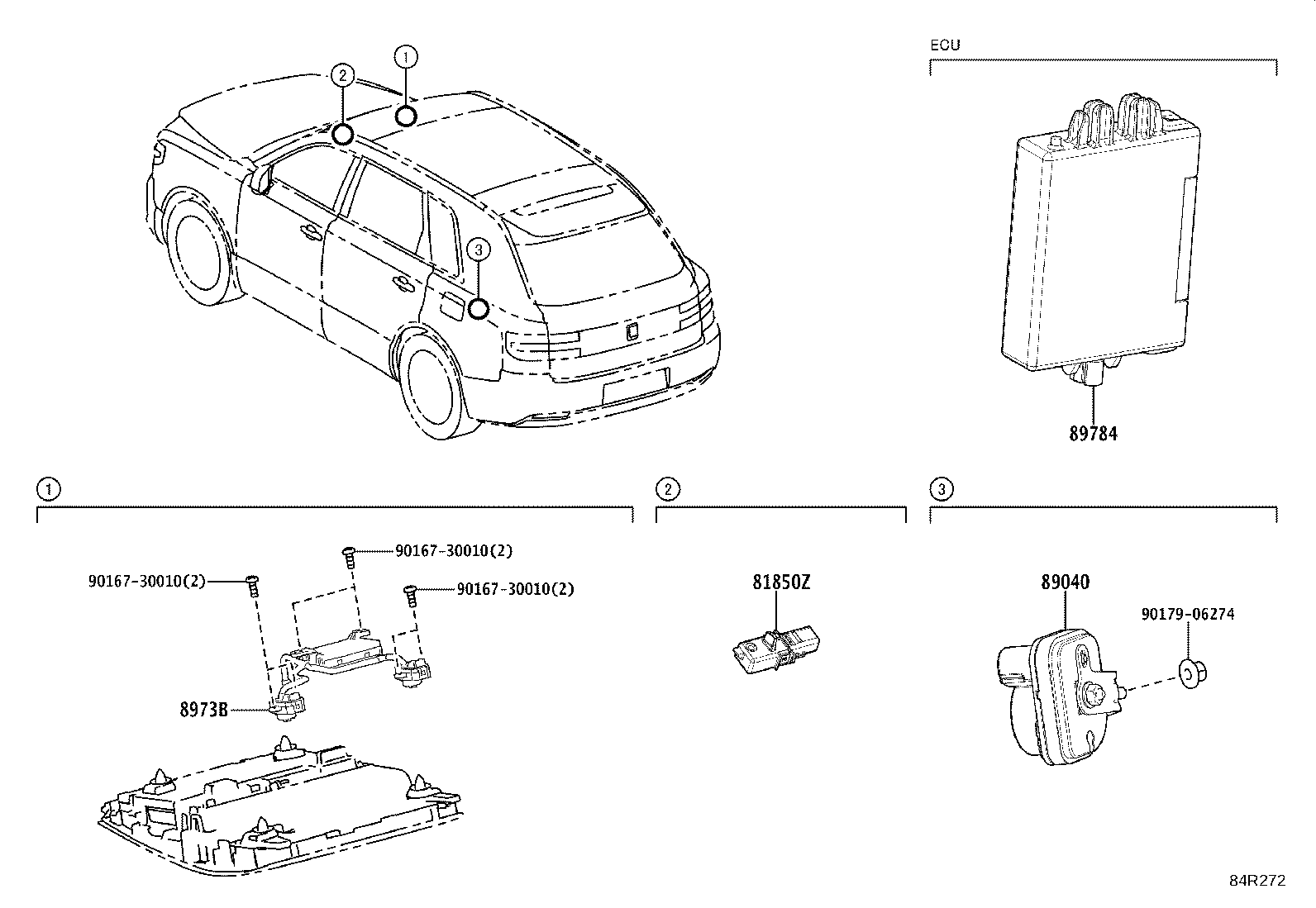 89040-40010 SIREN ASSY, THEFT WARNING product image