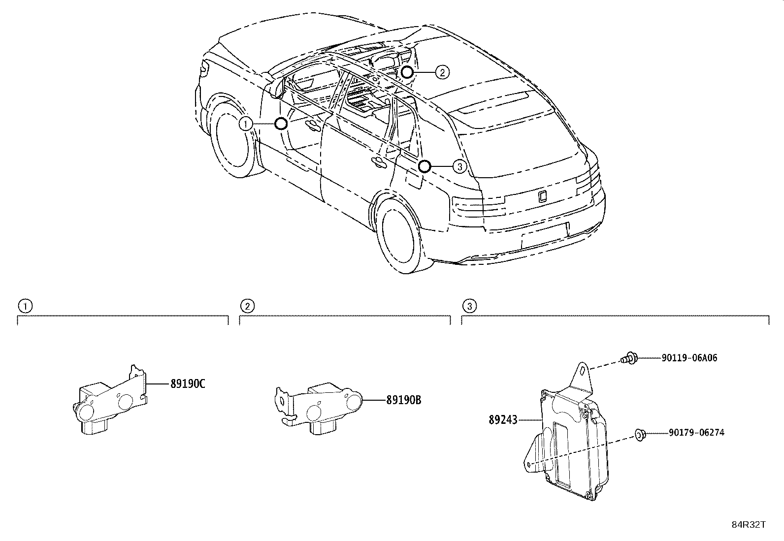 89243-40051 COMPUTER, ABSORBER CONTROL product image