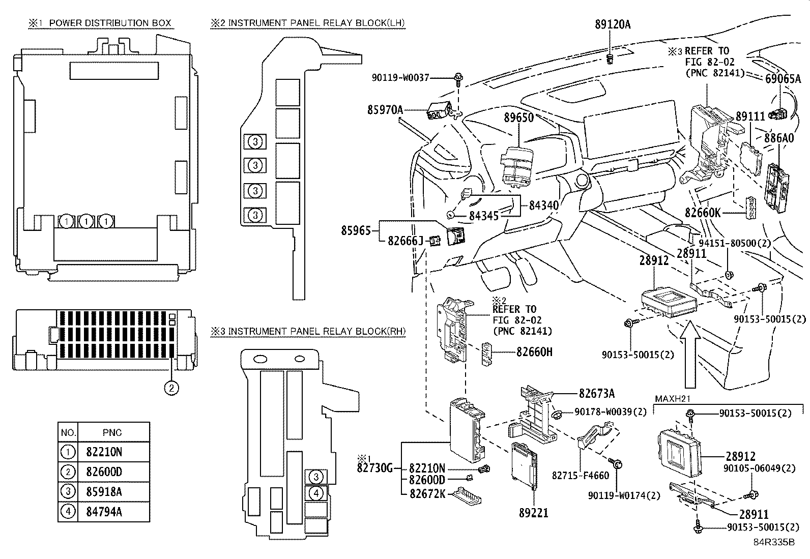 82670-10100 BLOCK ASSY, JUNCTION,  NO.1 product image