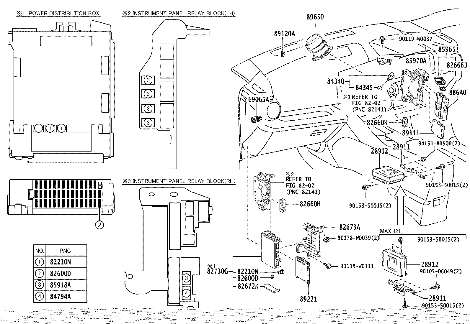 82670-10100 BLOCK ASSY, JUNCTION,  NO.1 product image