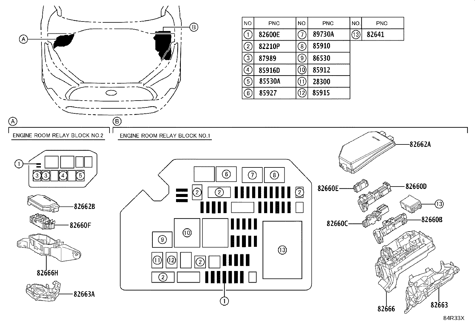 82672-0A010 COVER, JUNCTION BLOCK product image