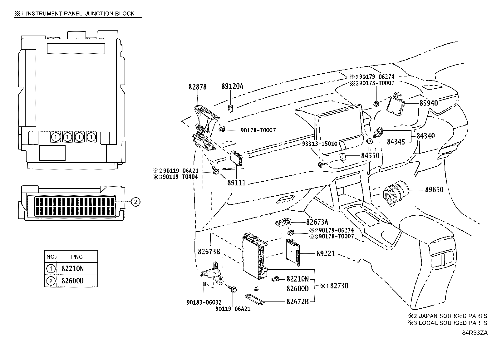 82672-0A010 COVER, JUNCTION BLOCK product image