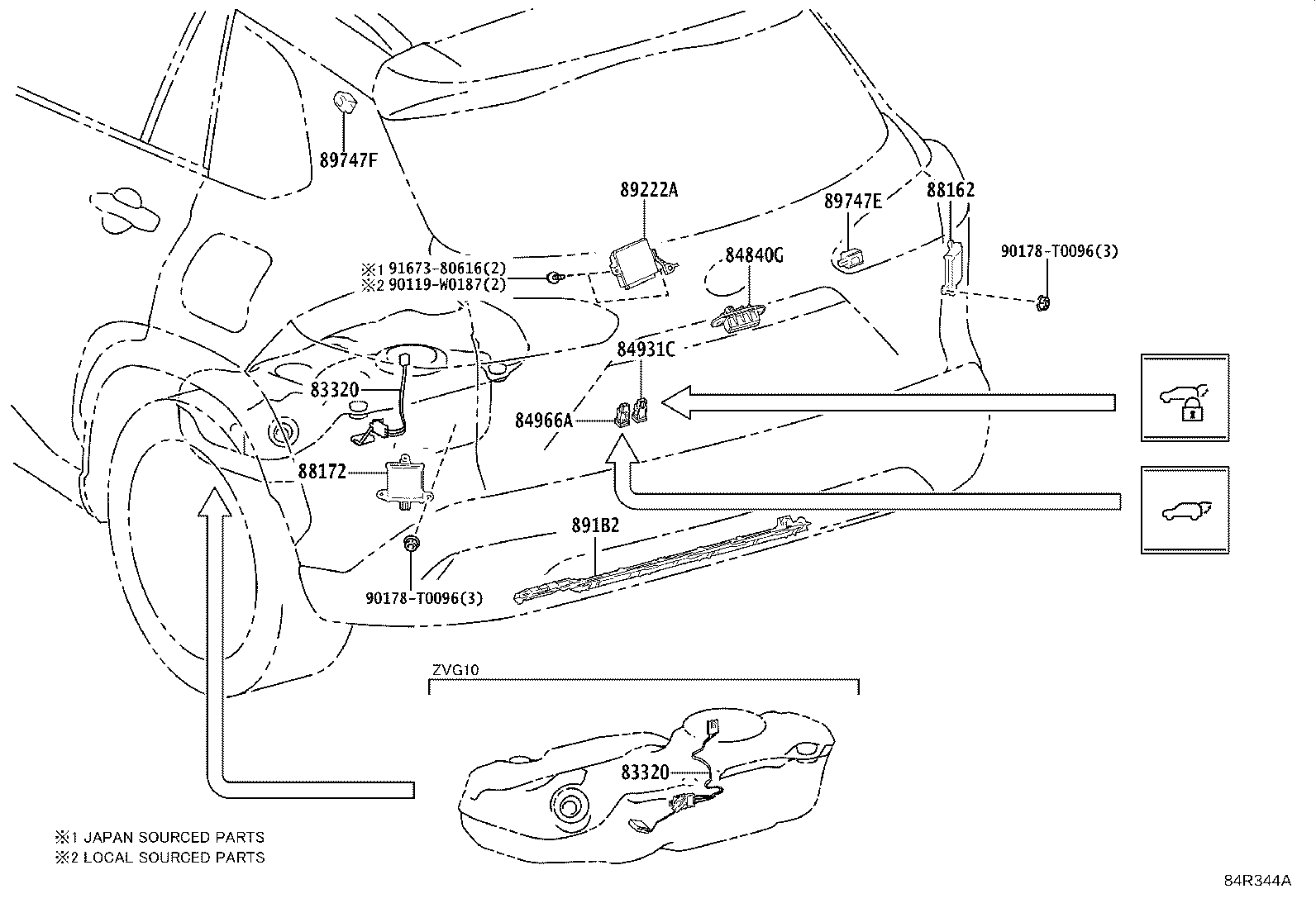 82672-0A010 COVER, JUNCTION BLOCK product image