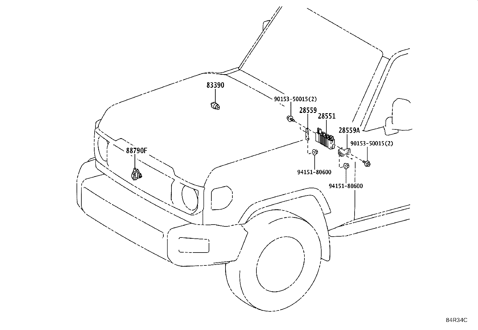 8946A-60310 BRACKET, SENSOR, NO.2 product image