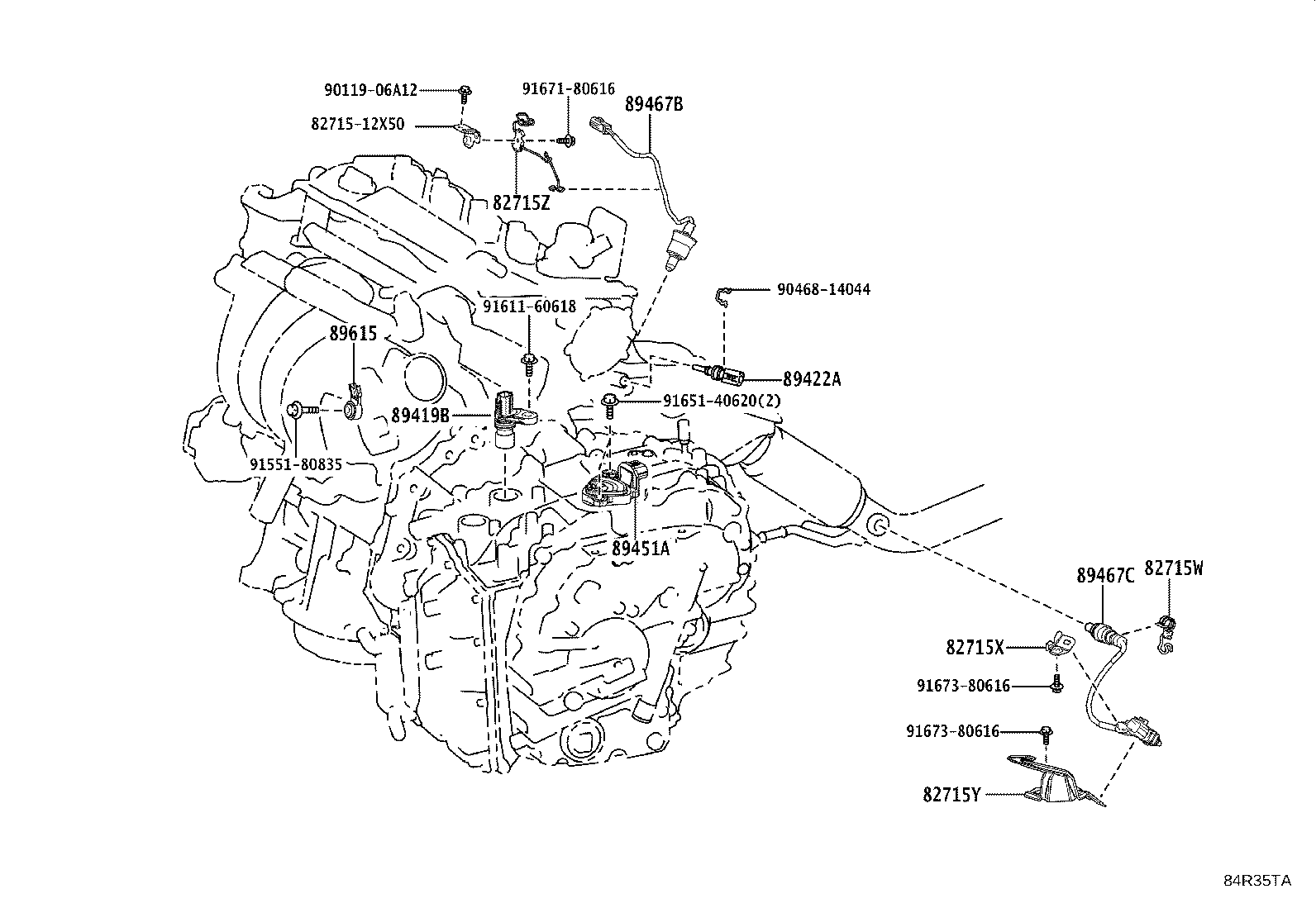82730-16170 BLOCK ASSY, INSTRUMENT PANEL JUNCTION product image