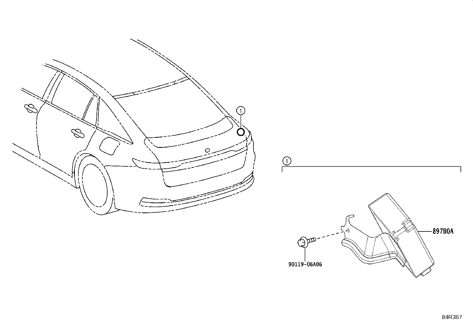 897B0-30300 RECEIVER ASSY, ELECTRICAL KEY & TPMS product image