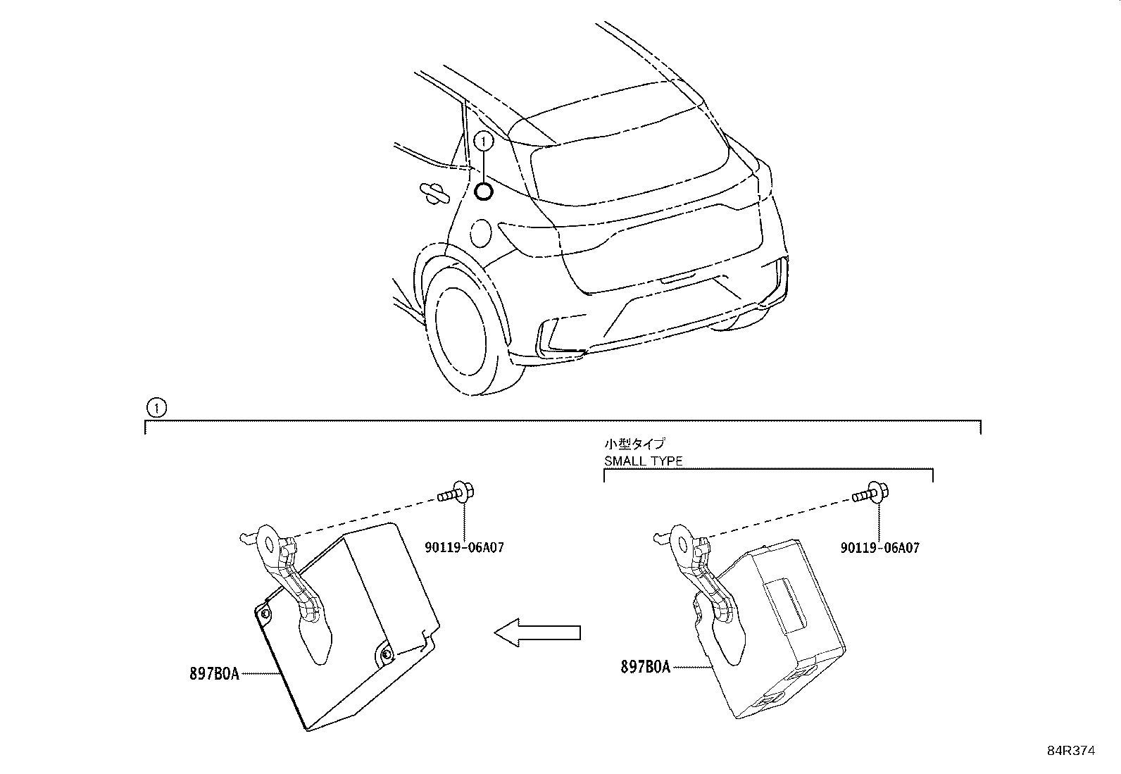 897B0-52090 RECEIVER ASSY, ELECTRICAL KEY & TPMS product image