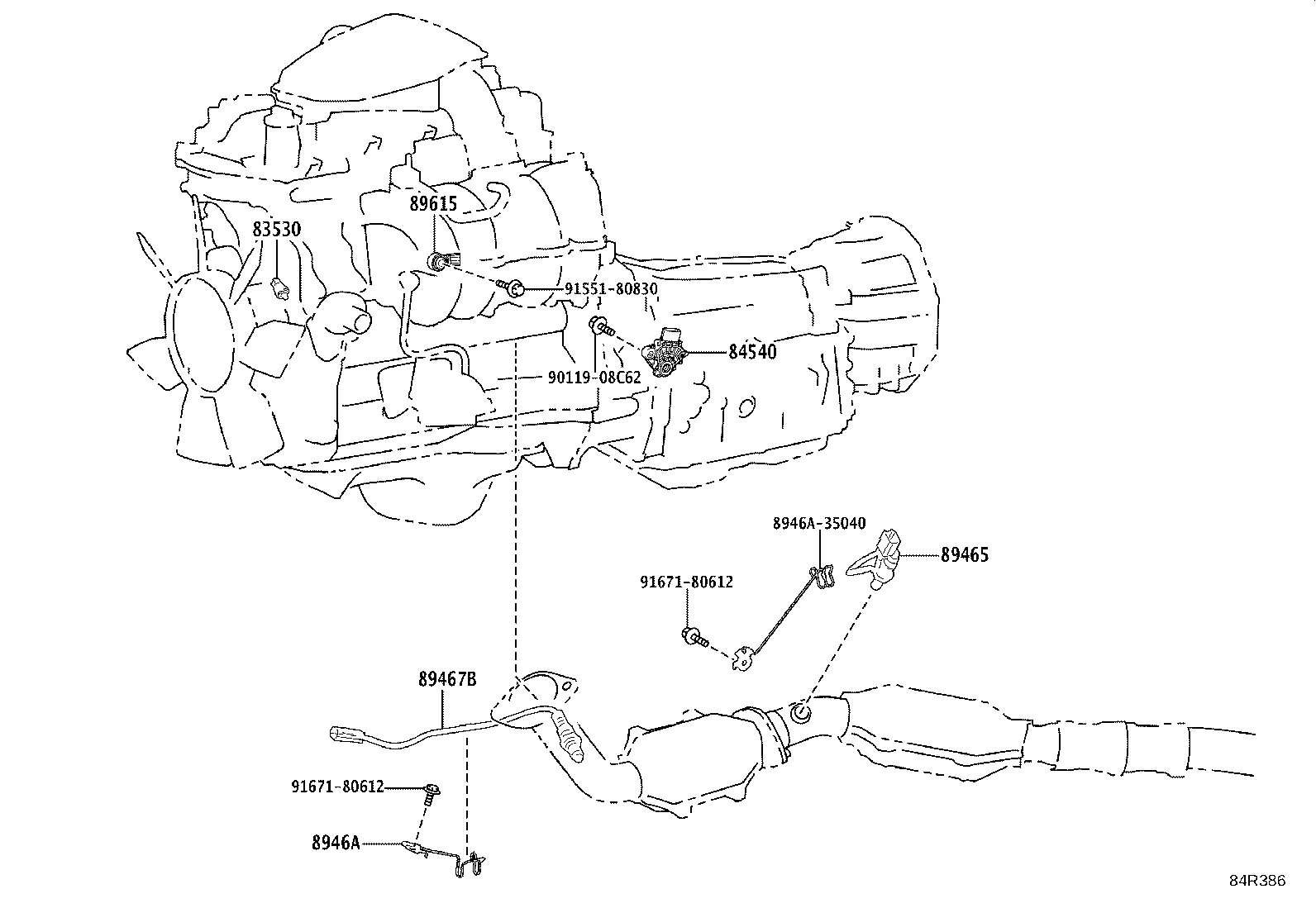 81985-60090 RELAY, TOWING CONVERTER product image