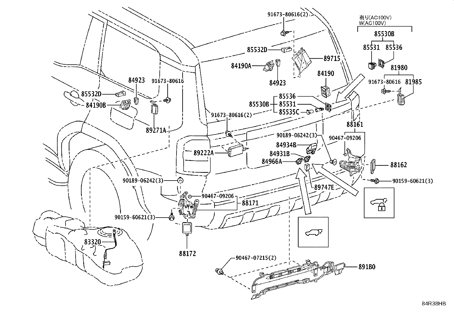 81985-60090 RELAY, TOWING CONVERTER product image
