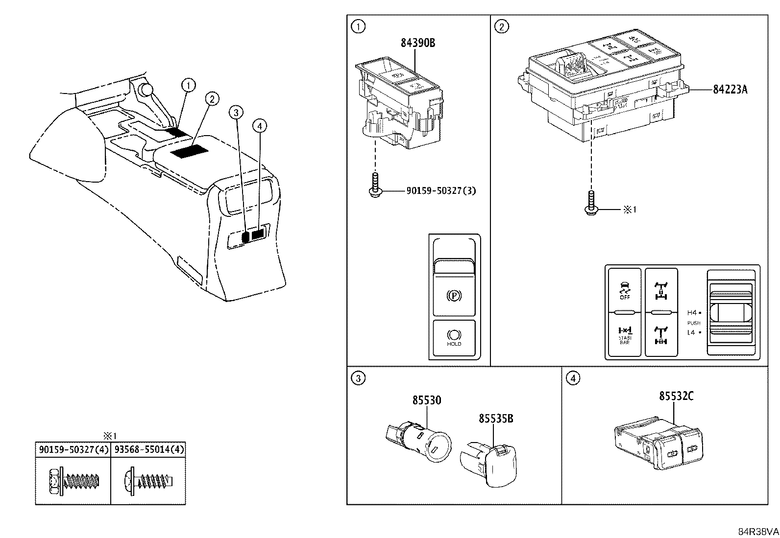 82610-60200 BLOCK ASSY, FUSE product image