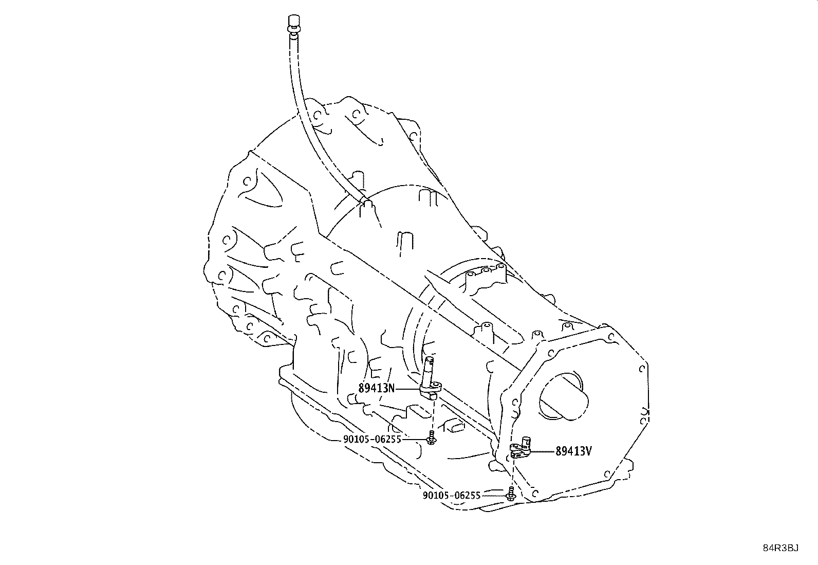 89413-60040 SENSOR, TRANSMISSION REVOLUTION, (NT) product image