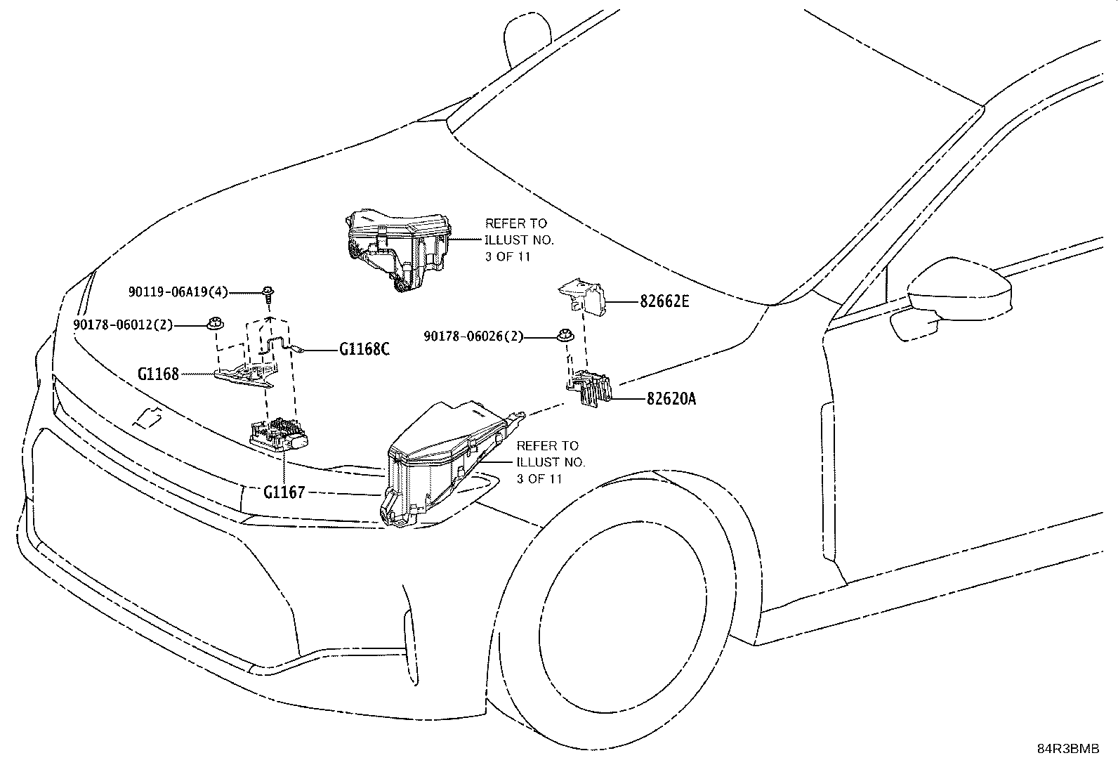 8946A-30060 BRACKET, WIRING HARNESS CLAMP, NO.2 product image