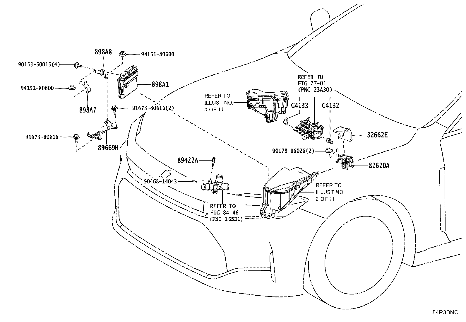 8946A-30060 BRACKET, WIRING HARNESS CLAMP, NO.2 product image