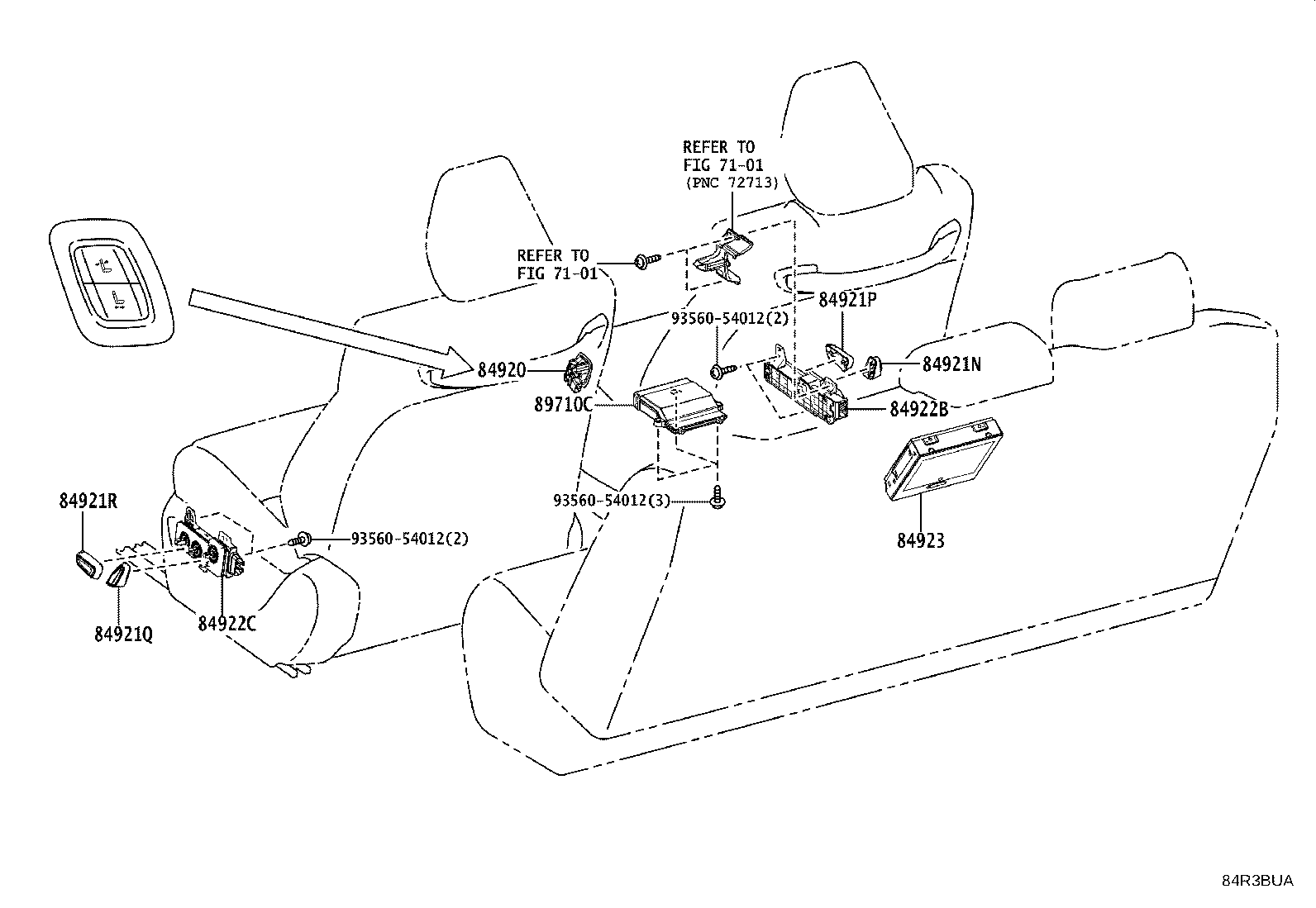 8946A-30060 BRACKET, WIRING HARNESS CLAMP, NO.2 product image