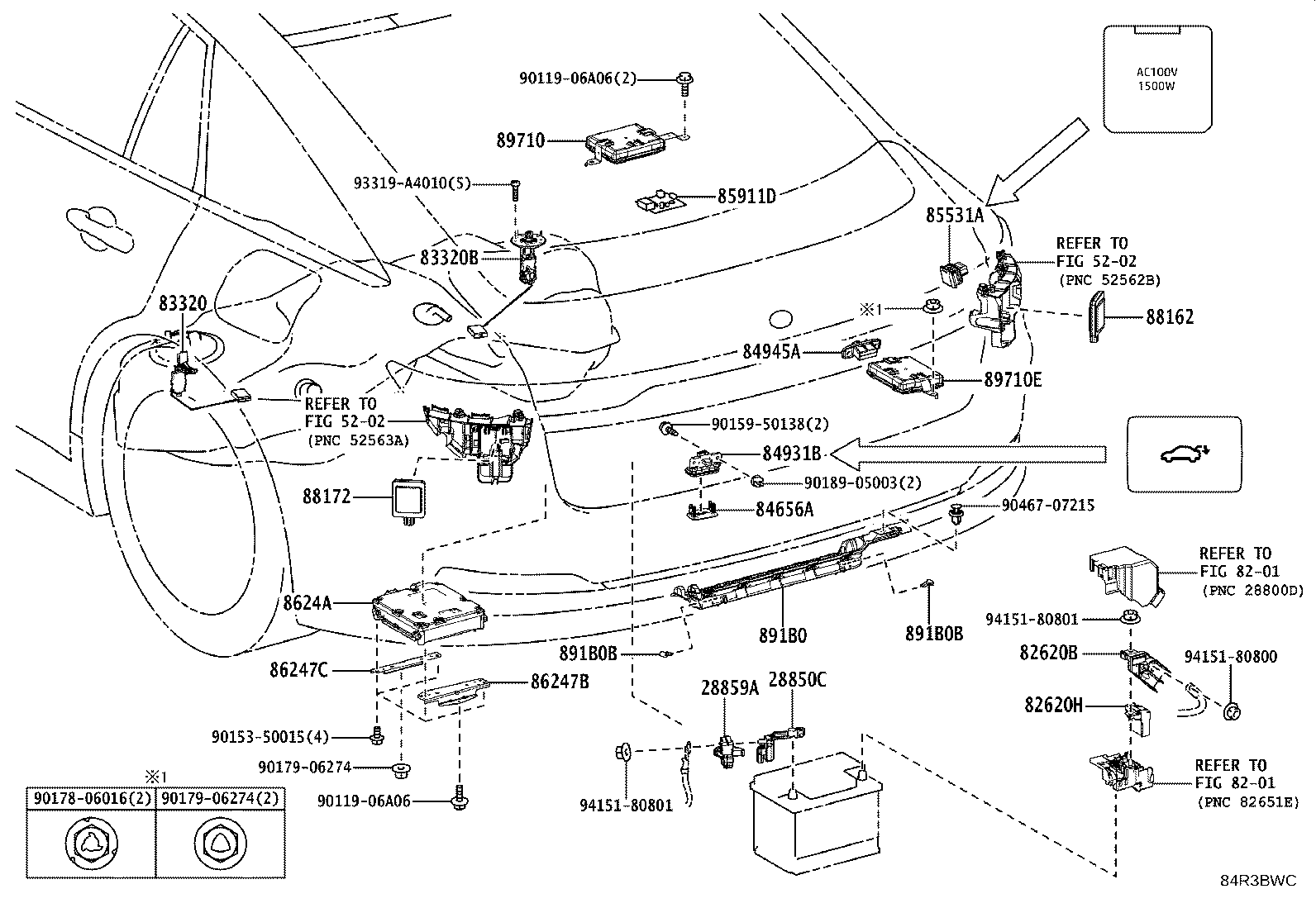 8946A-30060 BRACKET, WIRING HARNESS CLAMP, NO.2 product image