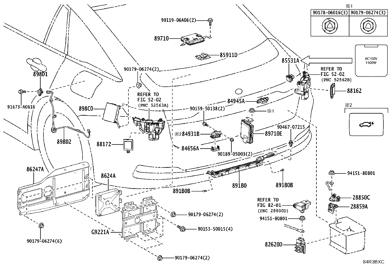 8946A-30060 BRACKET, WIRING HARNESS CLAMP, NO.2 product image