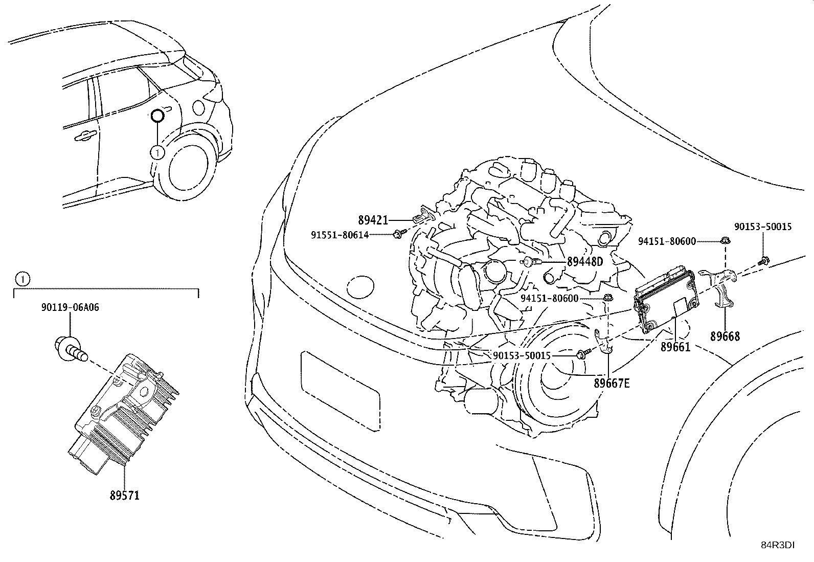 89570-52090 COMPUTER, FUEL PUMP CONTROL product image