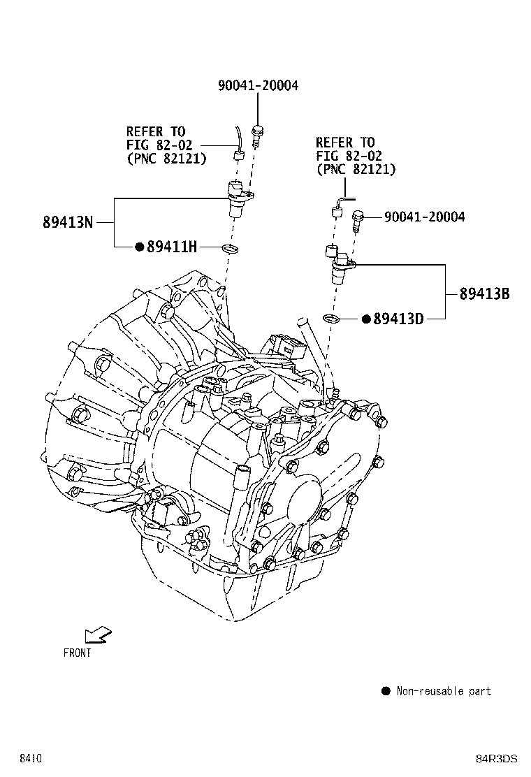 89413-B1040 SENSOR, TRANSMISSION REVOLUTION, (NT) product image