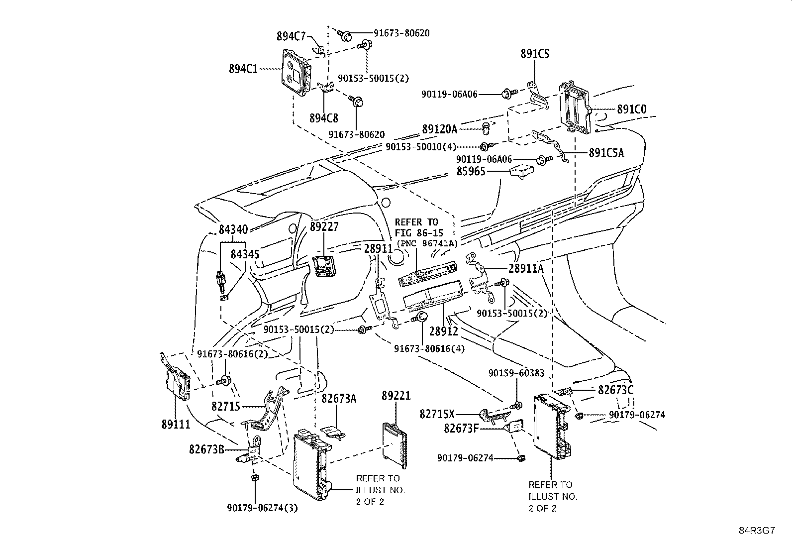 89710-62040 COMPUTER ASSY, POSITION CONTROL, LH product image