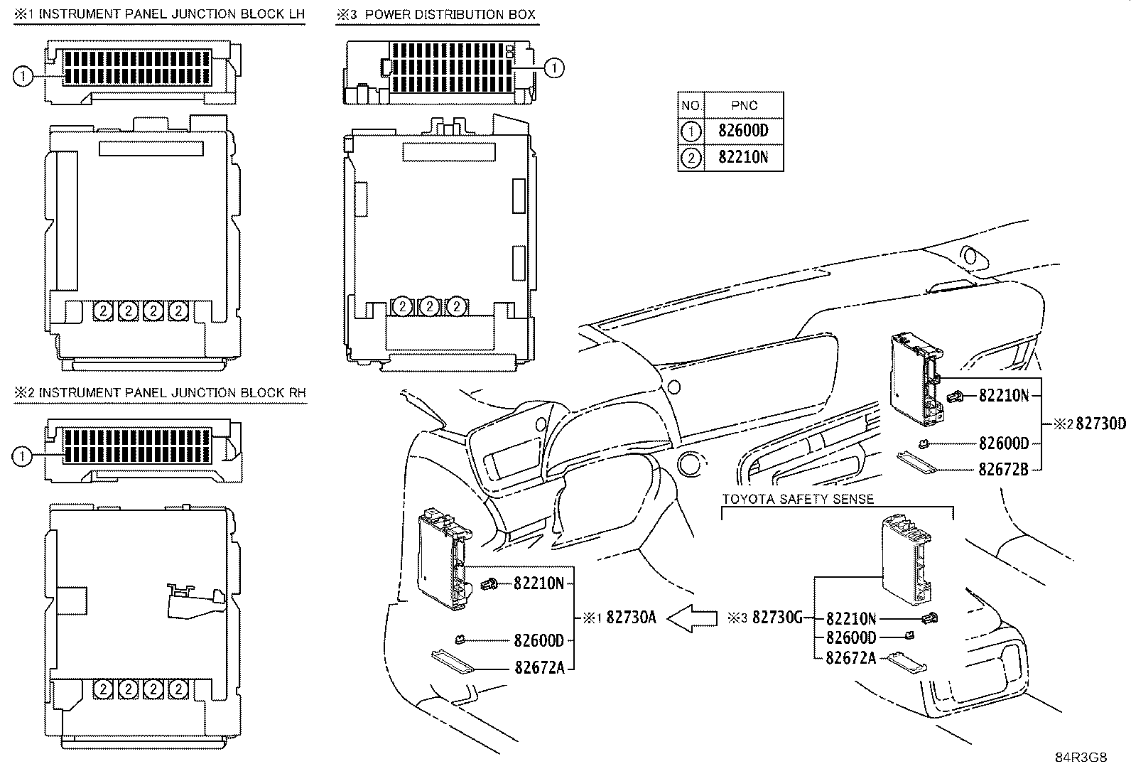 89710-62040 COMPUTER ASSY, POSITION CONTROL, LH product image