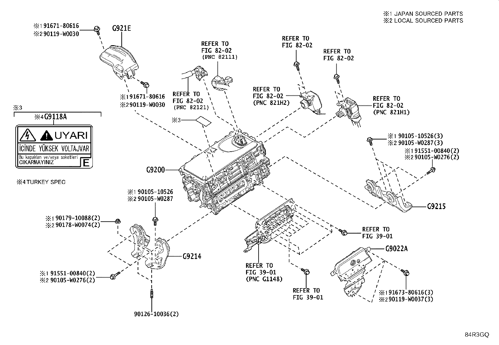 G9214-K0010 BRACKET, INVERTER, NO.1 product image