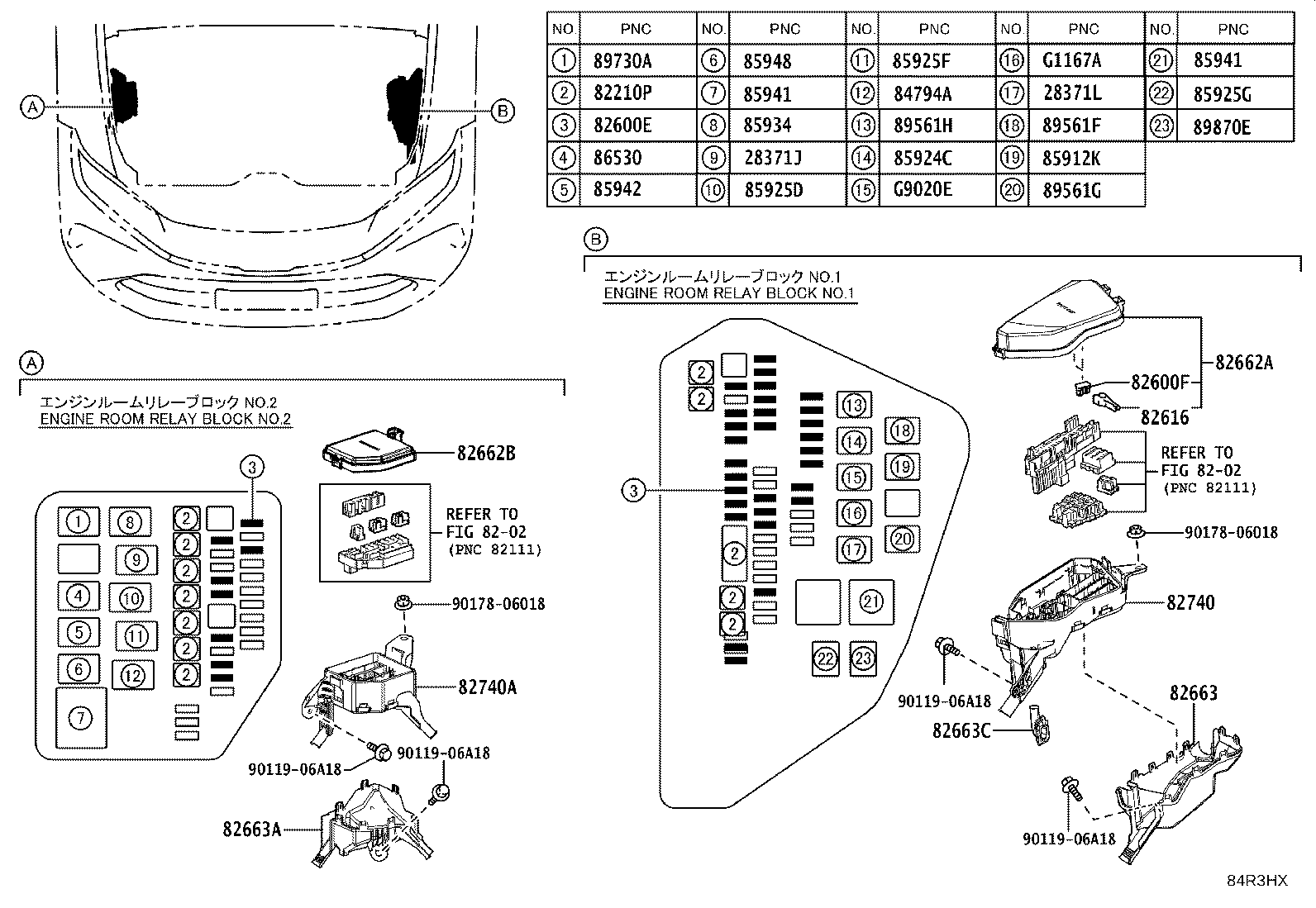 82670-30400 BLOCK ASSY, JUNCTION,  NO.1 product image