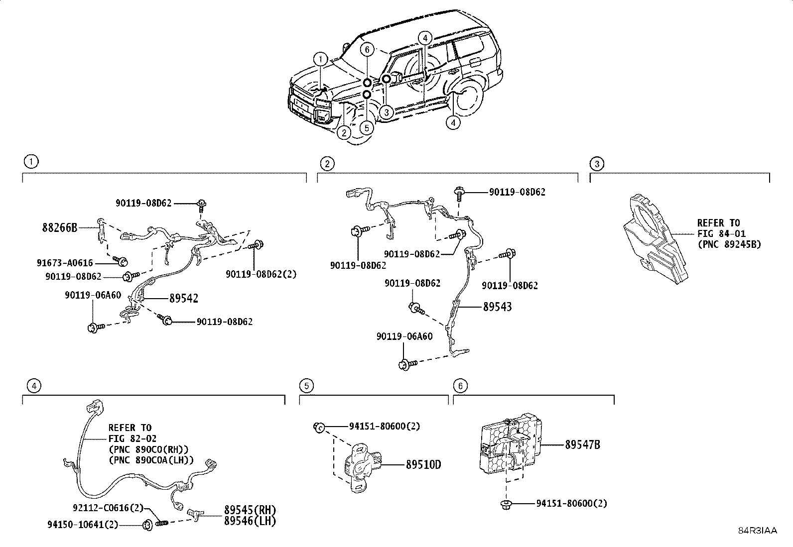 Toyota 89547-0W011 RELAY, BRAKE CONTROL W/BRACKET