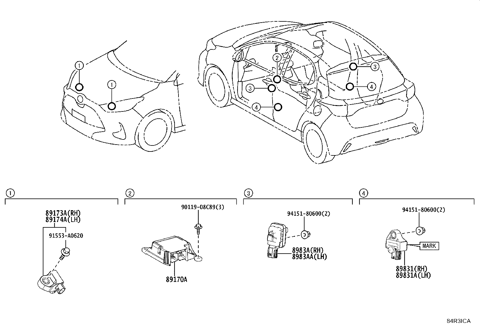 89170-52Q60 COMPUTER ASSY, AIR BAG product image