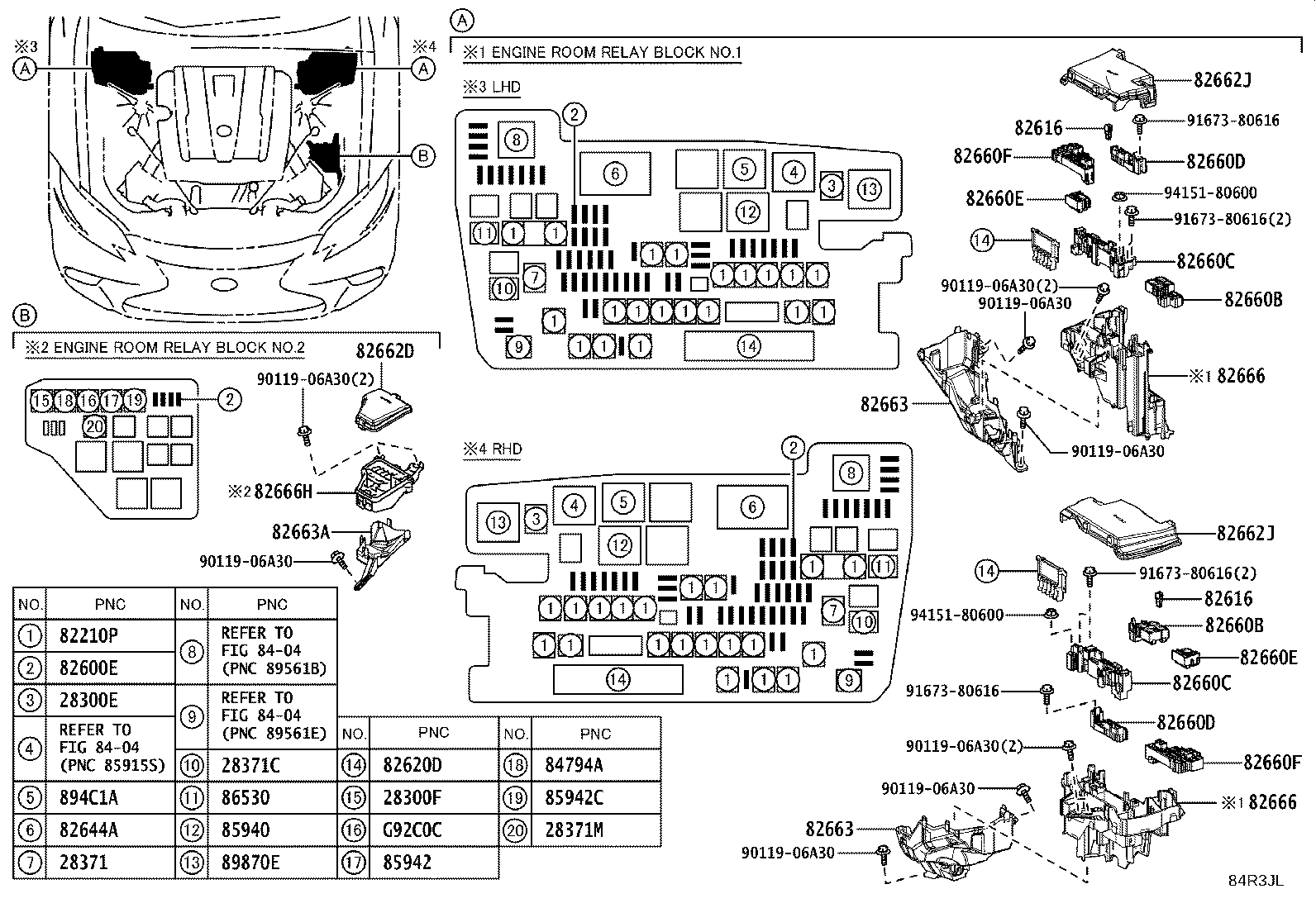 82660-50120 BLOCK ASSY, RELAY product image