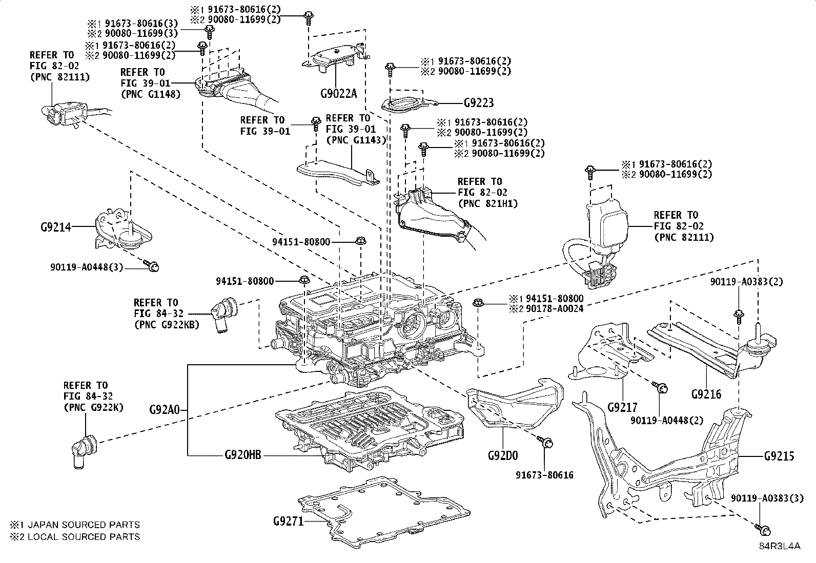 Toyota G9214-04010 BRACKET, INVERTER, NO.1