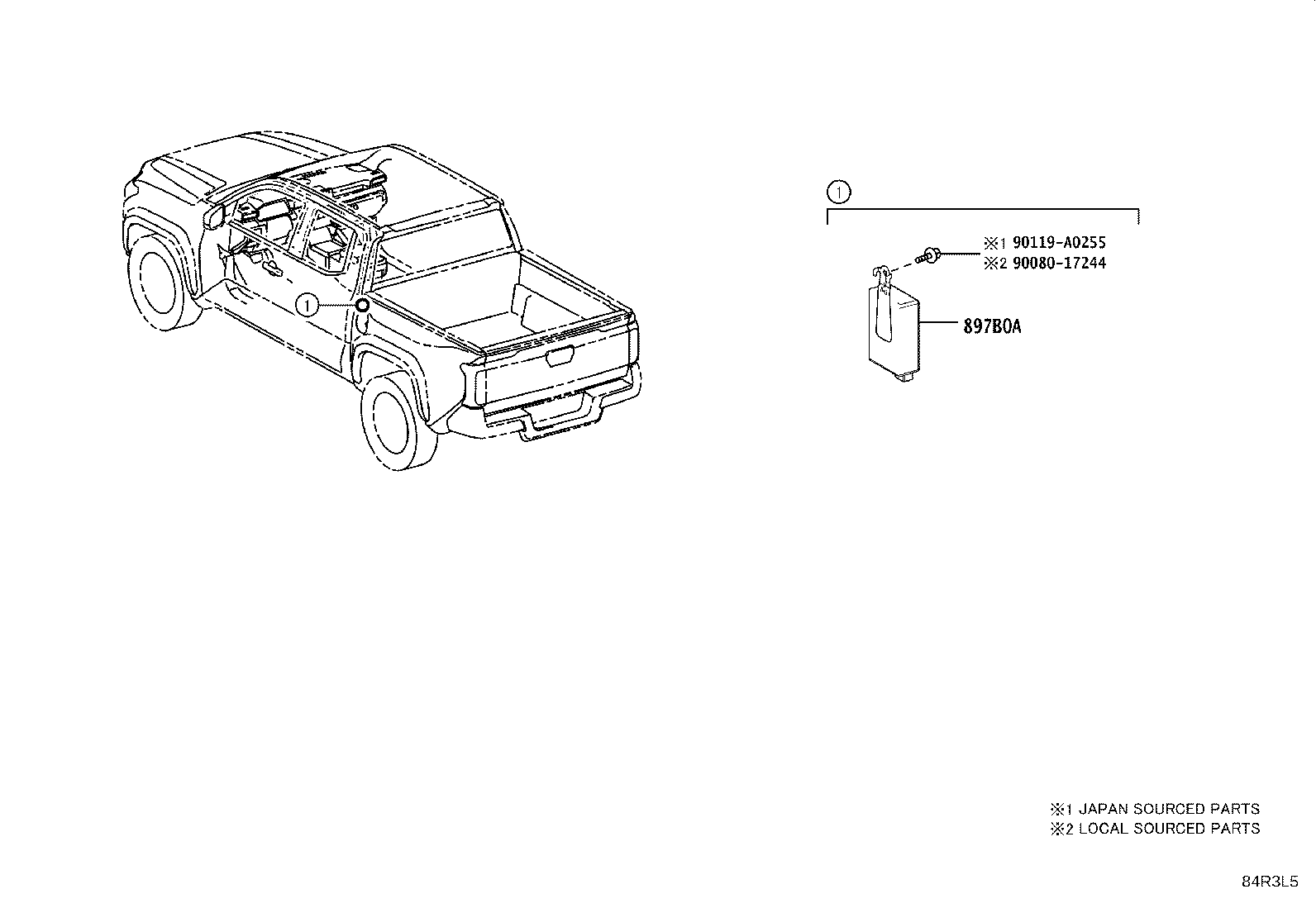 897B0-AK010 RECEIVER ASSY, ELECTRICAL KEY & TPMS product image