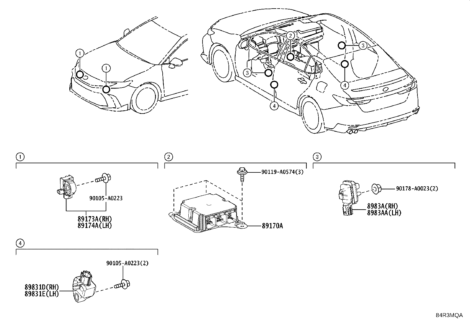89170-06C60 COMPUTER ASSY, AIR BAG product image