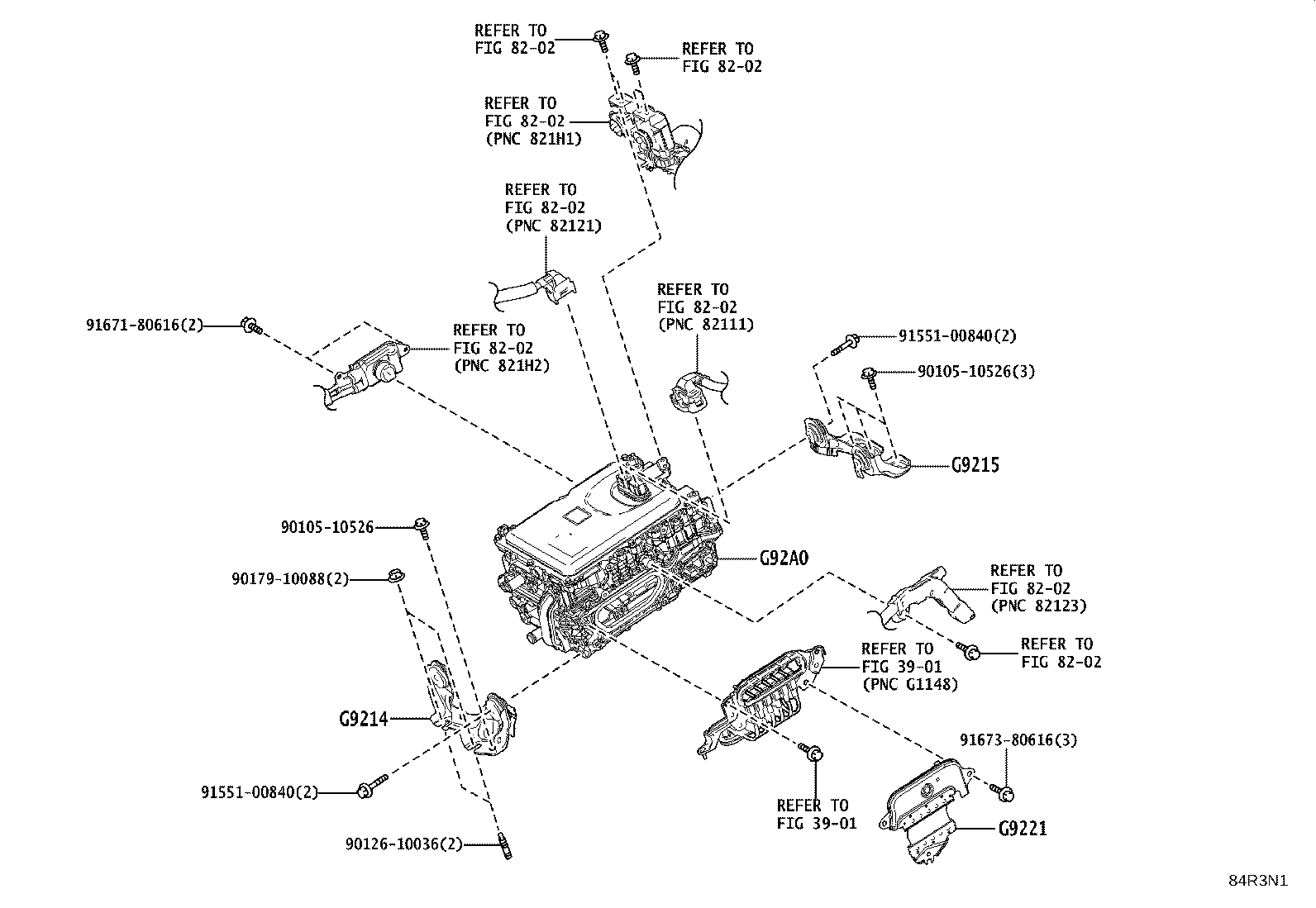 G92A0-76110 INVERTER ASSY, HYBRID MOTOR CONTROL product image